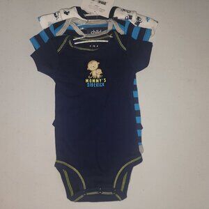 New Child Of Mine By Carter’s 3 Pack Baby Boy Bodysuits Size: Newborn.